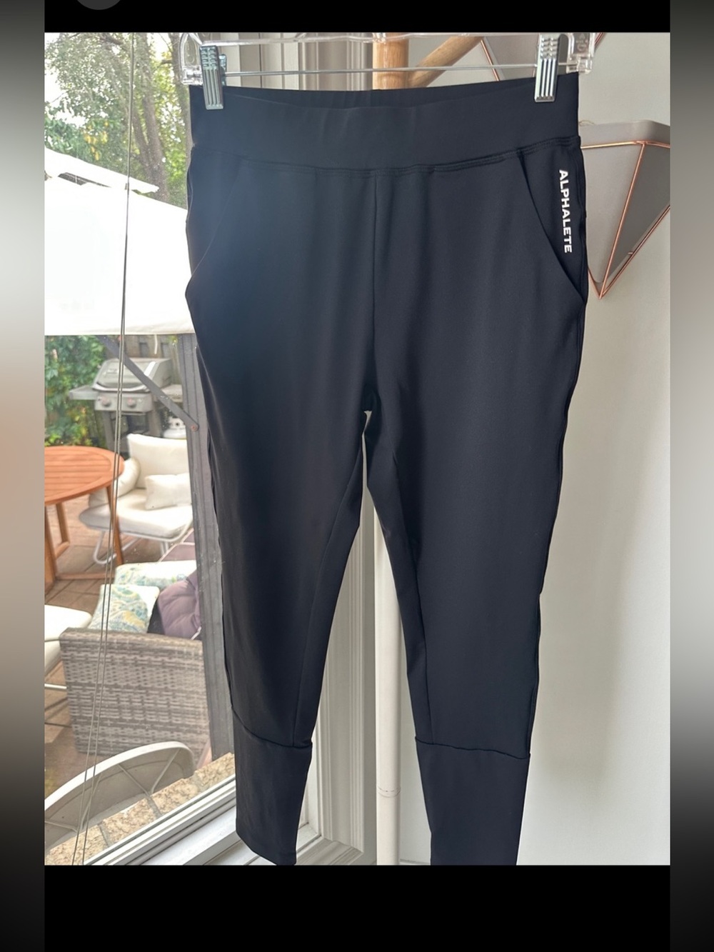 Alphalete Black High-Rise Performance Joggers Pants Leggings Athletic Size Small